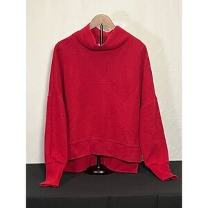 CALIA by Carrie Underwood Bright Red Funnel Neck Sweatshirt